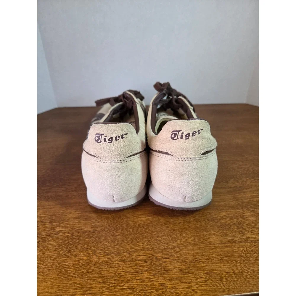 Onitsuka Tiger Ultimate 81 Mens 13 Cream Brown Sneakers HN402 Low Top Shoes
